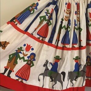 Vintage Nordic Handmade Skirt